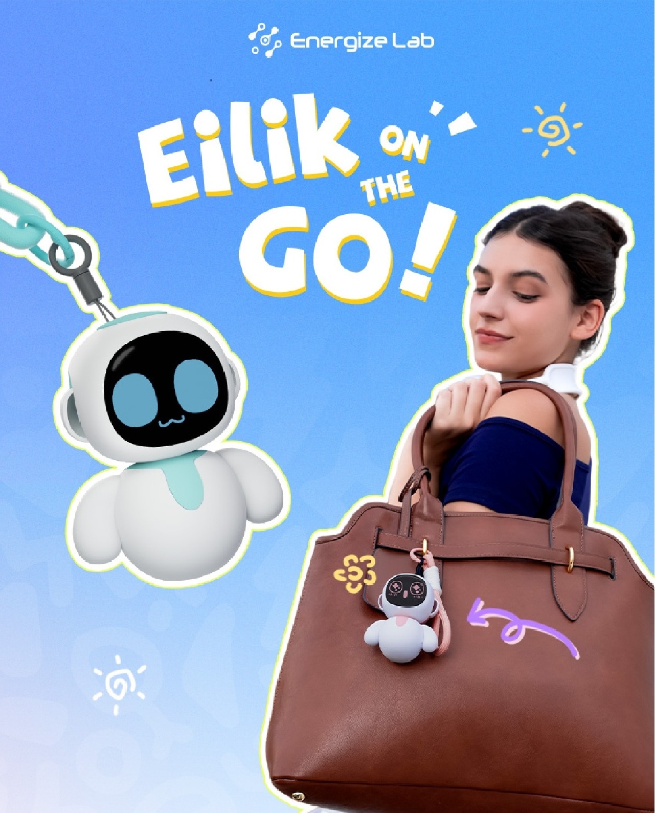 Energize Lab Eiliko Mini AI Robot